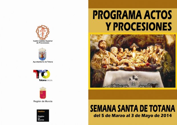 PROGRAMA ACTOS Y CULTOS - SEMANA SANTA 2014