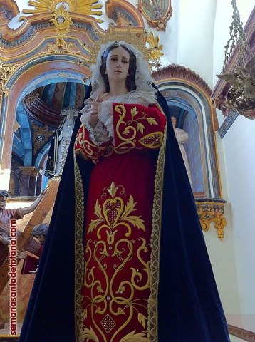 BENDICIÓN DE LA IMAGEN NTRA. SRA. DE LA FE. HERMANDAD DE LA VIRGEN DE LA CARIDAD Y ORACIÓN EN EL HUERTO