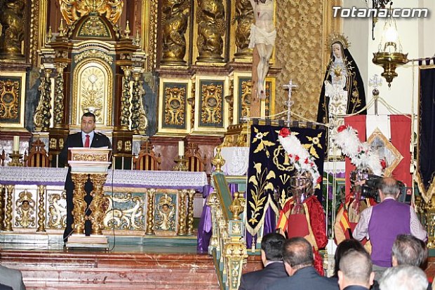 SANTA MISA DE HERMANDADES Y COFRADÍAS Y SOLEMNE PREGÓN DE LA SEMANA SANTA DE TOTANA DEL AÑO 2011