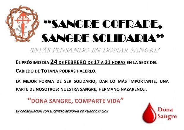 RUEDA DE PRENSA. CAMPAÑA DONACIÓN DE SANGRE 